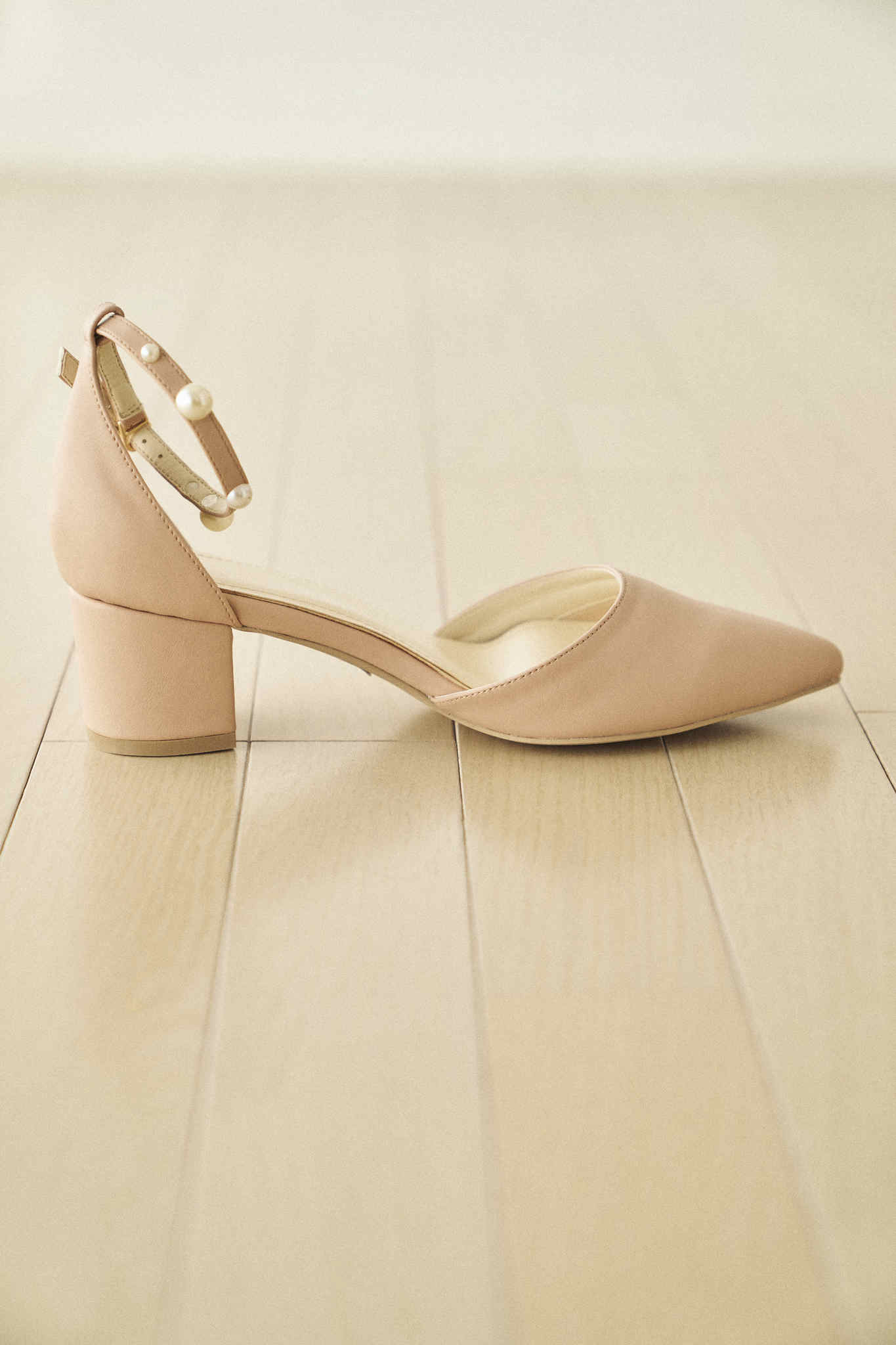 Pearl ankle strap - -step by step- as i am/アズアイアム