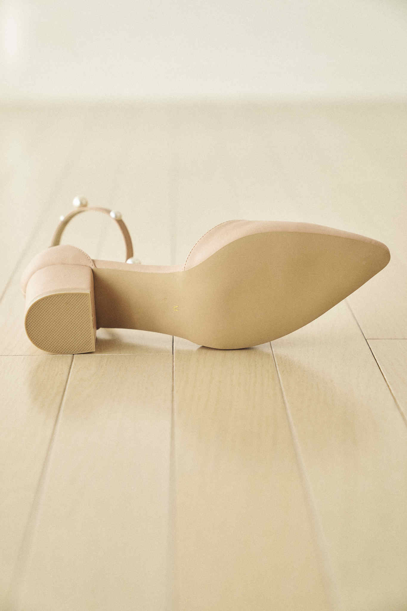 Pearl ankle strap - -step by step- as i am/アズアイアム