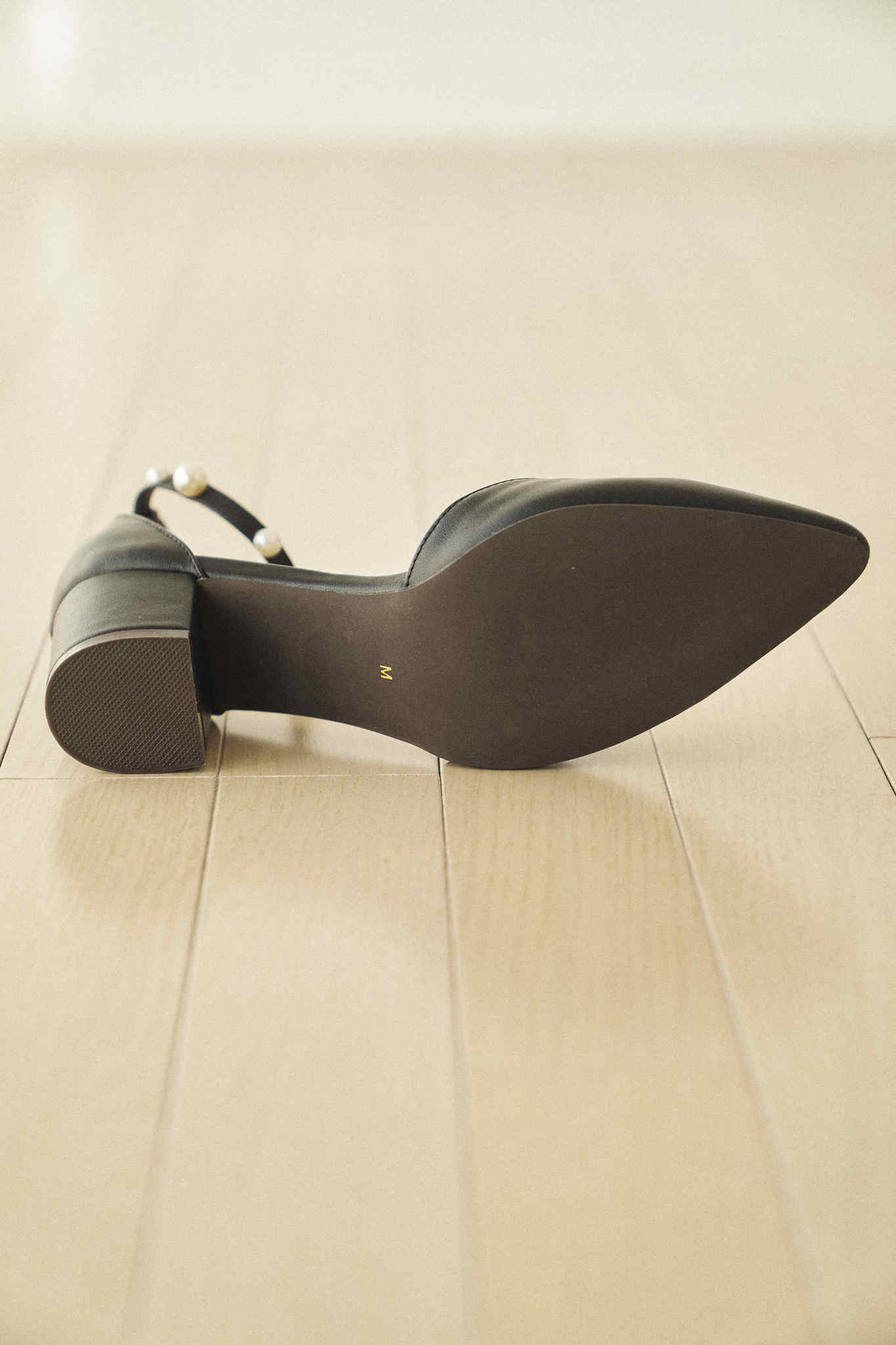 Pearl ankle strap - -step by step- as i am/アズアイアム