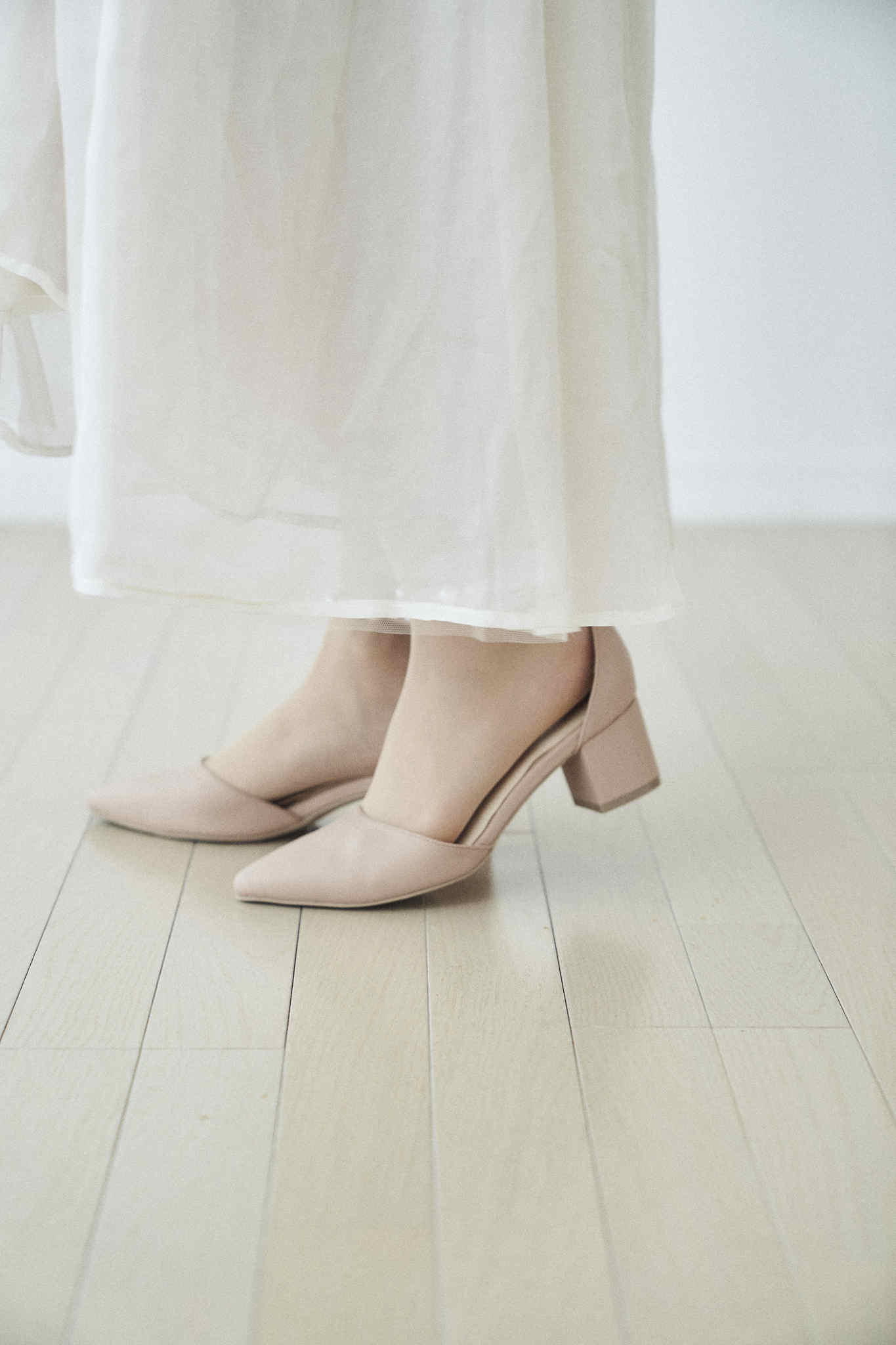 Pearl ankle strap - -step by step- as i am/アズアイアム
